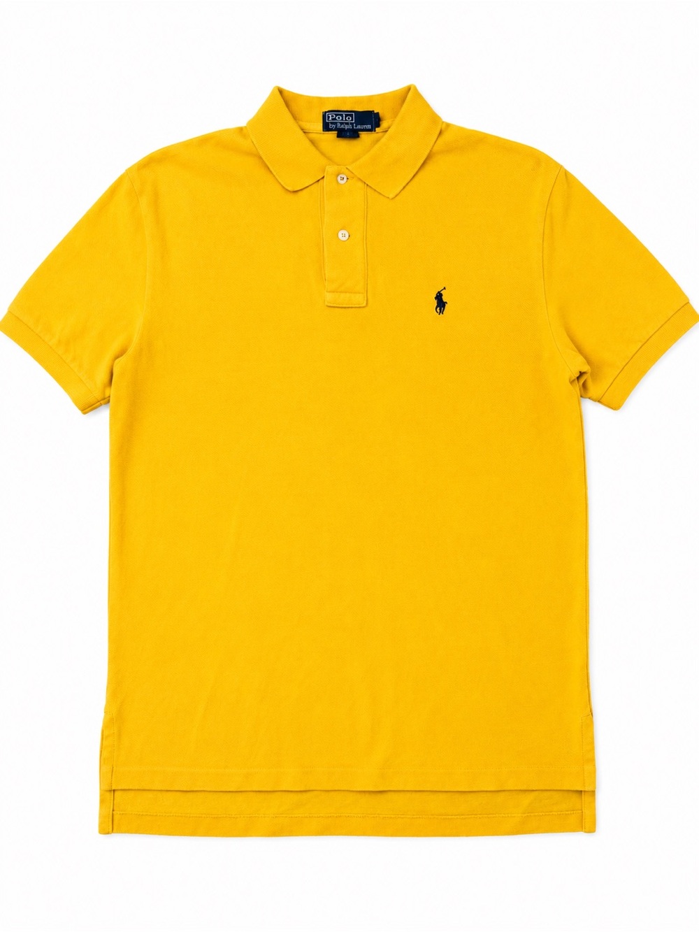 Polo by Ralph Lauren Bright Yellow Classic Polo with Navy Pony